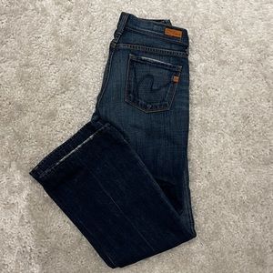 CITIZENS OF HUMANITY INGRID LOW RISE FLAIR JEANS